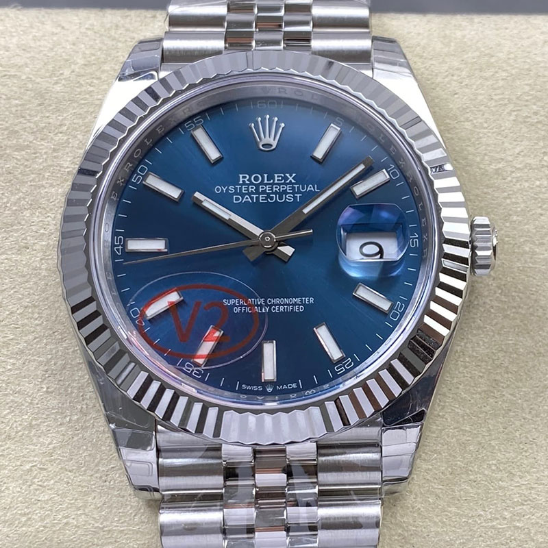(VS製)ロレックスコピー時計 126334 デイトジャスト 41mm ブルー 贈り物に最適